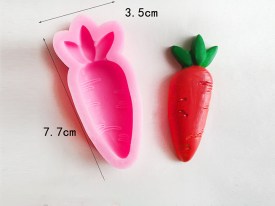 Molde silicona mini zanahoria wax melts